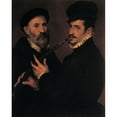thumbnail image 3 of Bartolomeo Passarotti 20x24 Black Modern Framed Museum Art Print Titled - Double Portrait of Musicians (Between 1577 and 1579), 3 of 5