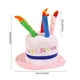 thumbnail image 3 of Regalo de Cumpleaños de Navidad, Sombrero de Cumpleaños, Sombrero de Decoración Navideña, Sombrero de Vela para Pastel, Sombrero de Fiesta, Regalo Lindo y de Moda, 3 of 6