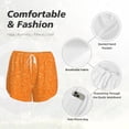 thumbnail image 6 of Haiem Orange Glitter2 Women's 2 in 1 Running Shorts - Lightweight Athletic Workout Gym Yoga Breathable Sports Shorts Liner with Phone Pockets-Large, 6 of 9