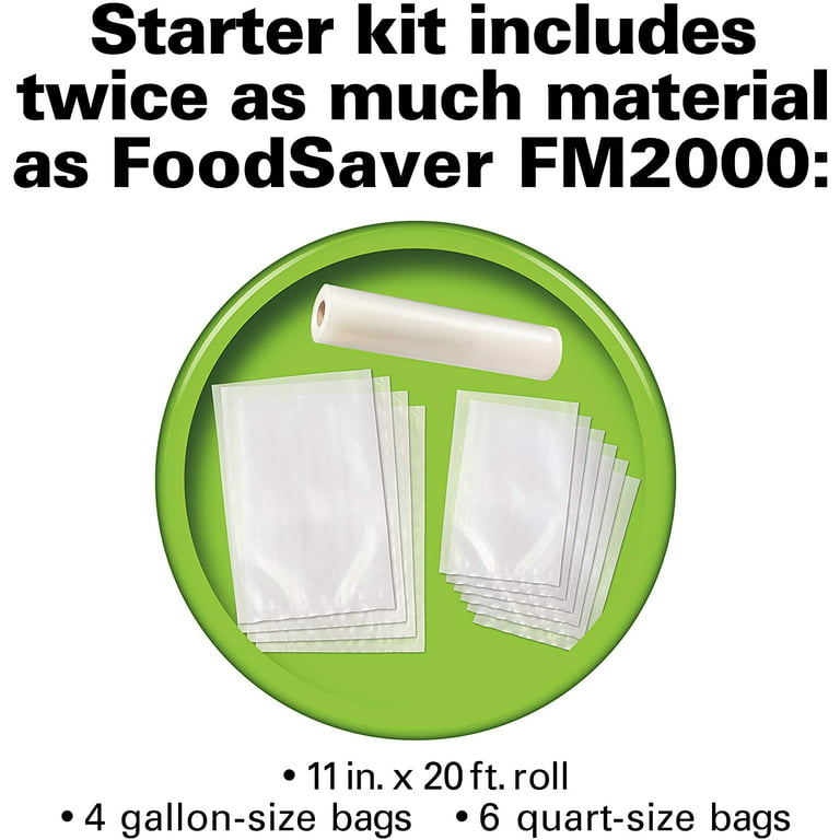 Hamilton Beach NutriFresh™ Easy-Fill Quart Size Vacuum Sealer Bags