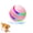 pink, variant on Bork Ball Disco For Dogs,Interactive Motion-Activated Moving & Bouncing Ball,Rotating Dog Toy With Glow-In-The-Dark Design For Puppies, Indoor & Outdoor Play