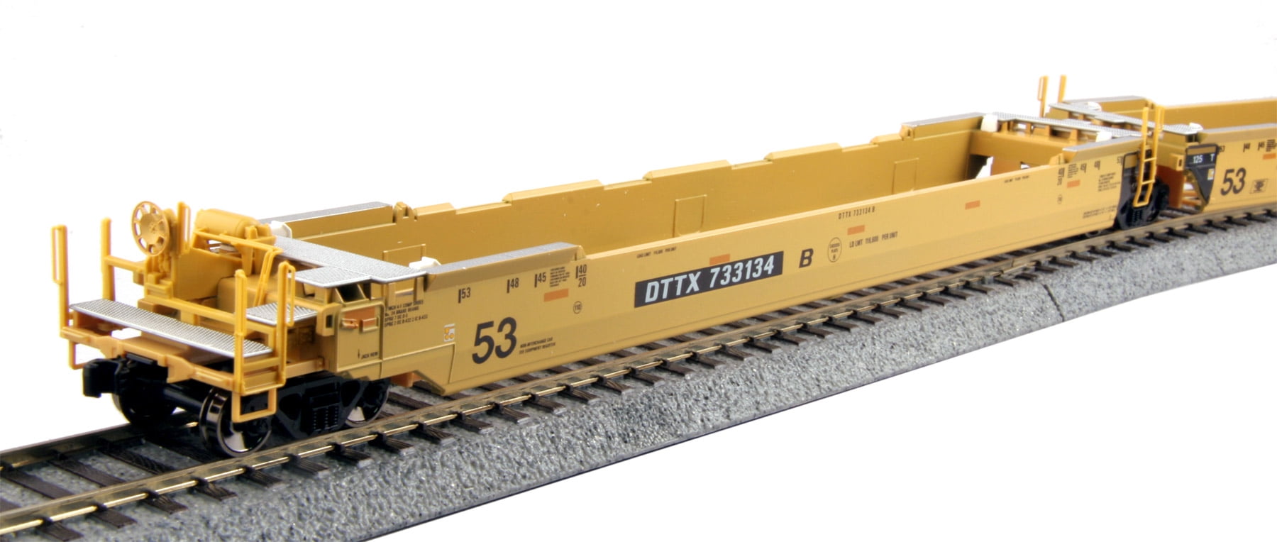 Kato 309046 HO TTX Gunderson MAXIIV Double Stack Well Car Set 733134