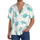 thumbnail image 1 of Balery Turtle Camisa Casual de Manga Corta con Botones para Hombre, Texturizada, Estilo Cubano, para Playa, Verano-Small, 1 of 5