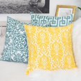 thumbnail image 5 of Riley Cotton 20" Square Decorative Throw Pillow Spa, 5 of 5