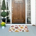 thumbnail image 5 of Yayeee Doormat for Indoor Entrance 32" x 20" Non Slippery Floor Rug, Gray Autumn Leaves, 5 of 8