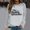 Light Gray, variant on Women Sweatshirt Long Sleeve Sweatshirt for Womens Pullovers Green Pullover Adult Crewneck Sweatshirt Women Fall Clothing for Women Street Style
