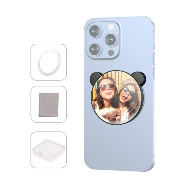 Espejo selfie magnético universal para cámara trasera de teléfono Teléfono universal