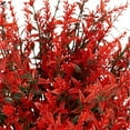 thumbnail image 5 of PULLIMORE 16 Bundles Artificial Flowers Plants UV Resistant Vine Fake Plant for Garden Porch Window Box Home Wedding Office Decor (Rose Red), 5 of 9