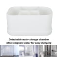 thumbnail image 3 of Multipurpose Silicone Toothbrush Toothpaste Holder For Bathroom Organization, 3 of 8