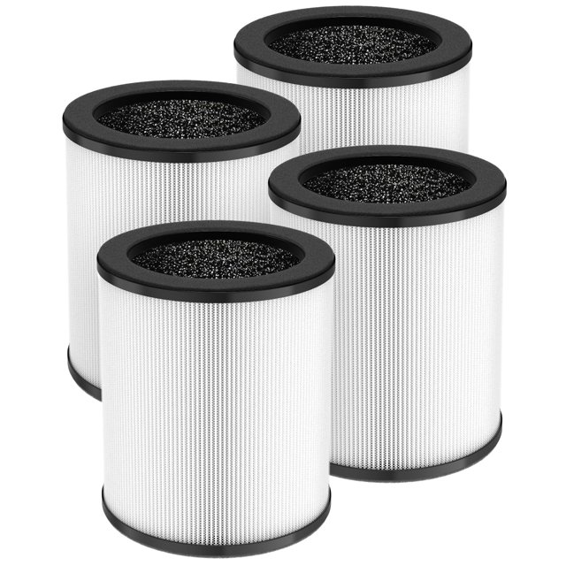 Filtro purificador de aire de repuesto, paquete de 4 unidades, para Druiap KJ80