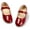 Red, variant on Toddler Little Girl Mary Jane Dress Shoes Ballet Flats for Girl Party School Shoes Bowknot Princess Shoes