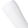 thumbnail image 5 of WQNVRNR Boys Athletic Soccer Socks- Towel Bottom Over Knee Breathable Anti-slip Unisex Long Football Sports Socks White Size 10-16Years, 5 of 5