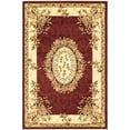thumbnail image 3 of SAFAVIEH Lyndhurst Regina Traditional Bordered Runner Rug, Red/Ivory, 2'3" x 12', 3 of 7
