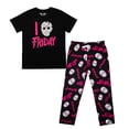 thumbnail image 1 of Friday the 13th I love Friday Ensemble de Pyjama de Détente pour Femmes, 1 of 7