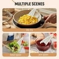thumbnail image 7 of Multi-function Spoon, Multifunction Spatula Cooking Spoon, Heat-Resistant Silicone, Wooden Handle, Safe for Nonstick Cookware, Ergonomic Grip, Ideal for Stirring, Mixing, Serving, 7 of 7