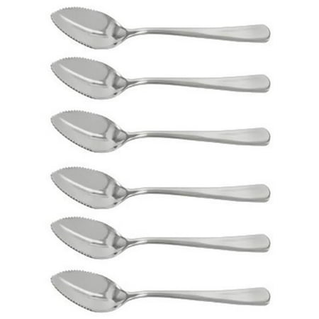 Sleek Stainless Steel Dessert Spoons - Best Serrated 