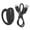 Black, variant on Riousery Mobile Phone Bluetooth Remote Control Ring, Wireless Page Turner for TikTok & Ebooks, Camera Remote Shutter for Tablet and Smartphone, Long Battery Life Video Scrolling Finger Ring, White