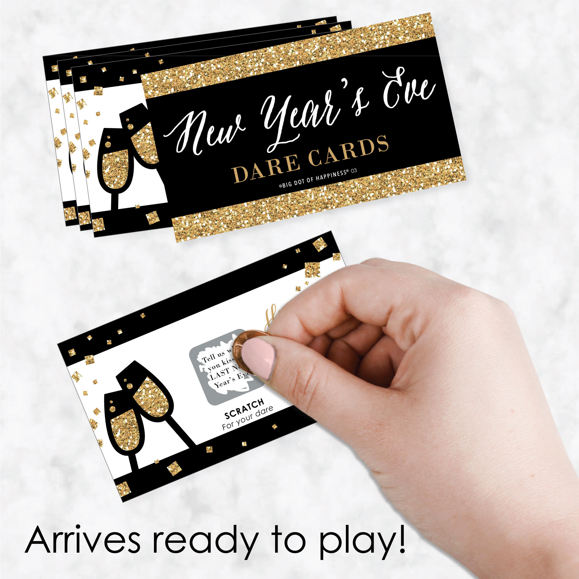 Buy Big Dot of Happiness New Year's Eve - Gold - New Years Eve Party ...