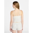 thumbnail image 3 of No Boundaries Single Jersey Lace Sleep Cami Top, Women's XXS-3X, 3 of 5