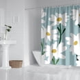 thumbnail image 2 of Waterproof Cute Boho Daisy Shower Curtain 72x72 Inch Boho Style Polyester Unique Shower Curtain for Bathroom Hotel Home Decor with 12 Plastic Hooks, 2 of 5