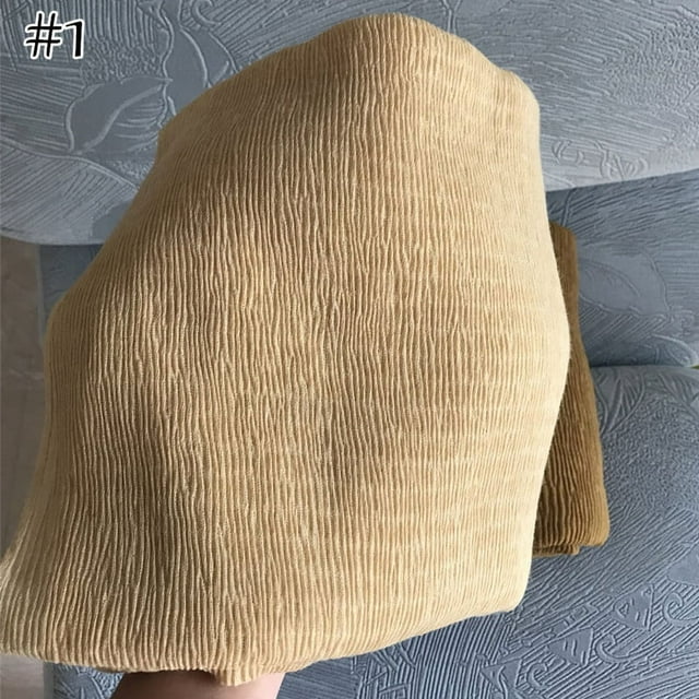 Bufanda de algodón y lino de color sólido para mujer, bufanda cómoda, turbante arrugado, turbante transpirable