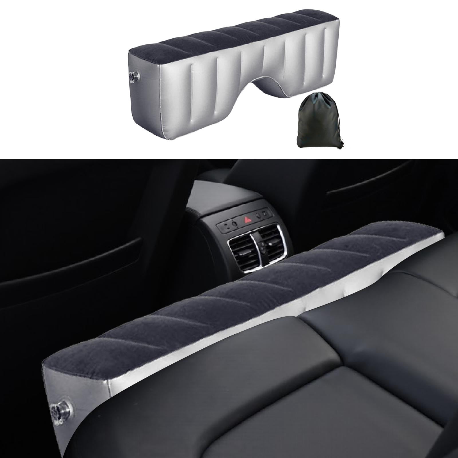 Inflatable Car Air Travel Mattress Back Seat Bed Portable PVC Flocking Sleeping Pad for Family Travel