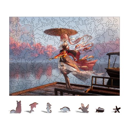 Wuthering Waves Jigsaw Puzzles for Teens and Adults, for Boys and Girls,11”x8”