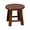 Coffee, variant on Homenest Solid Wood Step Stool - Brown Square Foot Stool with Waterproof Finish, Compact 9.84in Height Stool for Kitchen Bathroom Entryway, Multi-Purpose Ottoman Stool for Household
