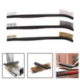 thumbnail image 2 of UNTERING Wire Brush 9Pcs Wire Brush Set, Metal Rust Remover Brushes Handy Steel/Nylon/Brass Brush Set for Cleaning Welding Slag and Rust, 2 of 6