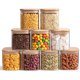 thumbnail image 1 of Conjunto de frascos de vidrio para almacenamiento de alimentos con tapa hermética ComSaf 0.7 Qt, juego de 9, 1 of 9