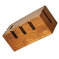 thumbnail image 2 of SHISUYAN Wooden Cable Management Box for Desk with Sturdy Construction and Rustic Light Brown Design 9.84x5.91x3.94 Inches, 2 of 9