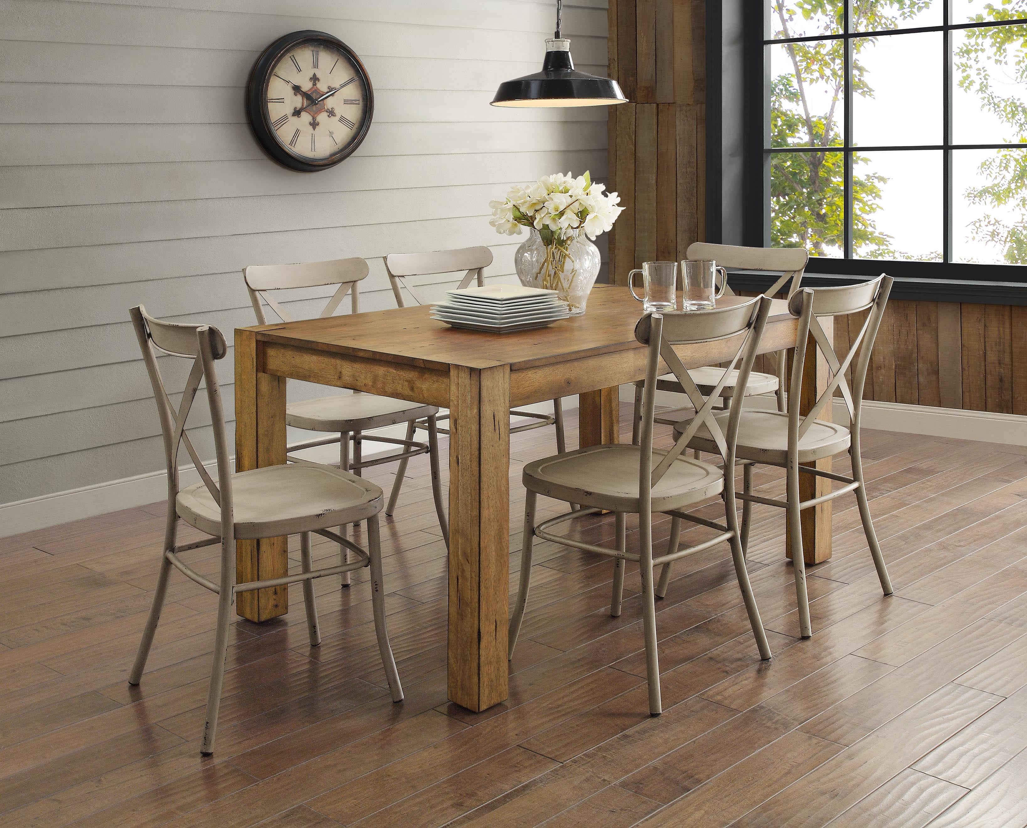 Better Homes Gardens Bryant Dining Table Rustic Walmart Com