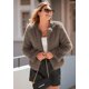 thumbnail image 2 of Abrigo PRETTYGARDEN de Invierno con Forro Polar y Pelo Sintético Corto Taupe Talle L, 2 of 8