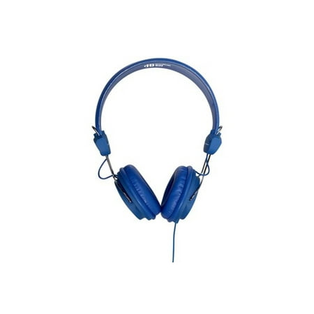 Hamilton Buhl Sack-O-Phones Favoritz - Headset - full size - wired - 3.5 mm jack - blue (pack of 5)