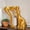 @002-Gold, variant on YiJuHui Modern Abstract Cat Lover Sculpture - Woman Kissing Cat Figurine, Elegant Desktop Home Office Decor, Unique Gift for Pet Owners, Resin Art Ornament