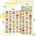 thumbnail image 5 of Pioneer Flower Floral Print Pattern Toddler Nap Mats for Kids Preschool,Sleeping Mat Bag or Kids,Toddler Sleeping Bag,Toddler Nap Mat or Daycare, 5 of 6