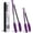 2pack:Purple, variant on Premium Stainless Steel Locking Kitchen Tongs with Silicon Tips, Heat Resistant Cooking Tongs Set of 3-7", 9" and 12" (Black)