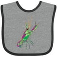 thumbnail image 3 of Inktastic Mardi Gras Crayfish Artsy Boys or Girls Baby Bib, 3 of 4