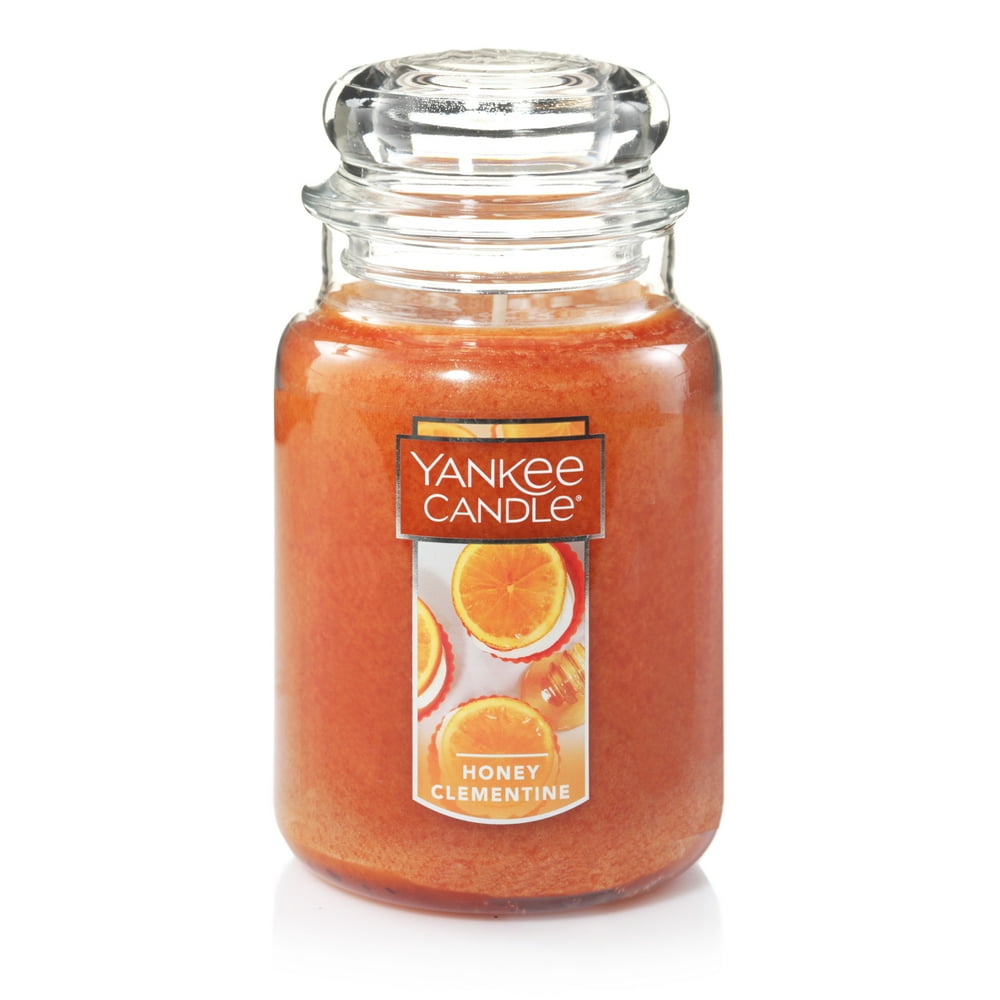 Yankee Candle Honey Clementine - Original Large Jar Scented Candle ...