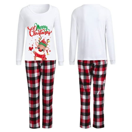 

Family Christmas Outfits Matching Sets Party Pajamas Family Xmas Raglan Shirt Holiday Loungewear