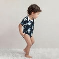 thumbnail image 4 of Balery Gnome and Snowflakes Pattern Baby Climbing Clothes Infant Bodysuit Cute Infant Bodysuit Baby Romper-6 Months, 4 of 7