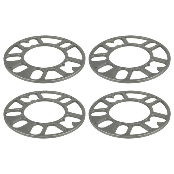 4pcs 5mm Wheel Spacers Shims Plate Frame Alloy Aluminum for Universal Auto Car Wheel Spacers Accessories