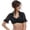 White, variant on Women's Crop Top Long Sleeve Shrug JIANLAI Beer Festival Costumes Elegant Blouses Traditional Classy Crop Shirts (S-3XL) Black