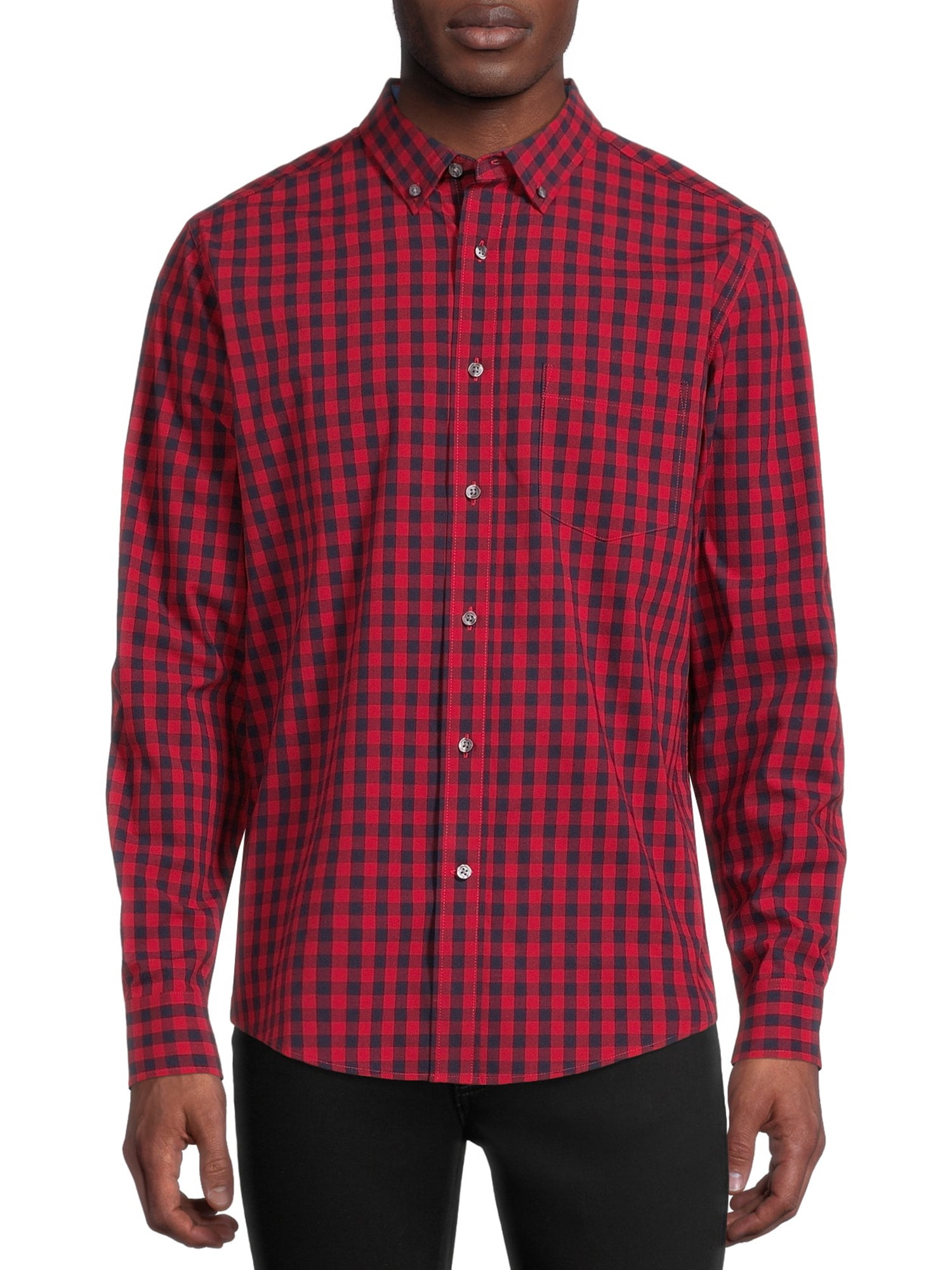 Long Sleeve Stretch Poplin Shirt 