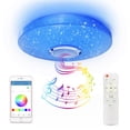 thumbnail image 1 of 36W RGB LED Ceiling Light with Bluetooth Speaker, 12 Inch Color Changing Cool/Warm/White Ceiling Lamp with App and Remote Control, Waterproof Ceiling Lights for Kids Bedroom Bathroom, 1 of 6