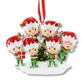 thumbnail image 5 of Ornaments by Elves Personalized Christmas Elves Family of 6 Ornament 2024, 5 of 9