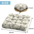 thumbnail image 7 of Boho Farmhouse Meditation Seat - Square Japanese-Style Floor Cushion with Wild Animal & Sunflower Artistic Pattern, Soft & Resilient for Yoga & Lounging, 7 of 7