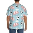 thumbnail image 3 of Kdxio Men'S Hawaiian Shirt For Men Short Sleeve Shirt Cute Panda Flying In The Sky Summer Casual Holiday Beach Button Down T-Shirts, 3 of 5