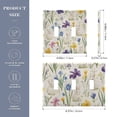 thumbnail image 2 of Yayeee Toggle Light Switch Wall Plate 2-Gang 4.56"x4.48" Decorative Outlet Cover, Blue Floral Rabbit, 2 of 7