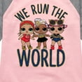 thumbnail image 3 of LOL Surprise! Dolls - Grrrls Run the World - Toddler & Youth Girls Raglan Graphic T-Shirt, 3 of 5